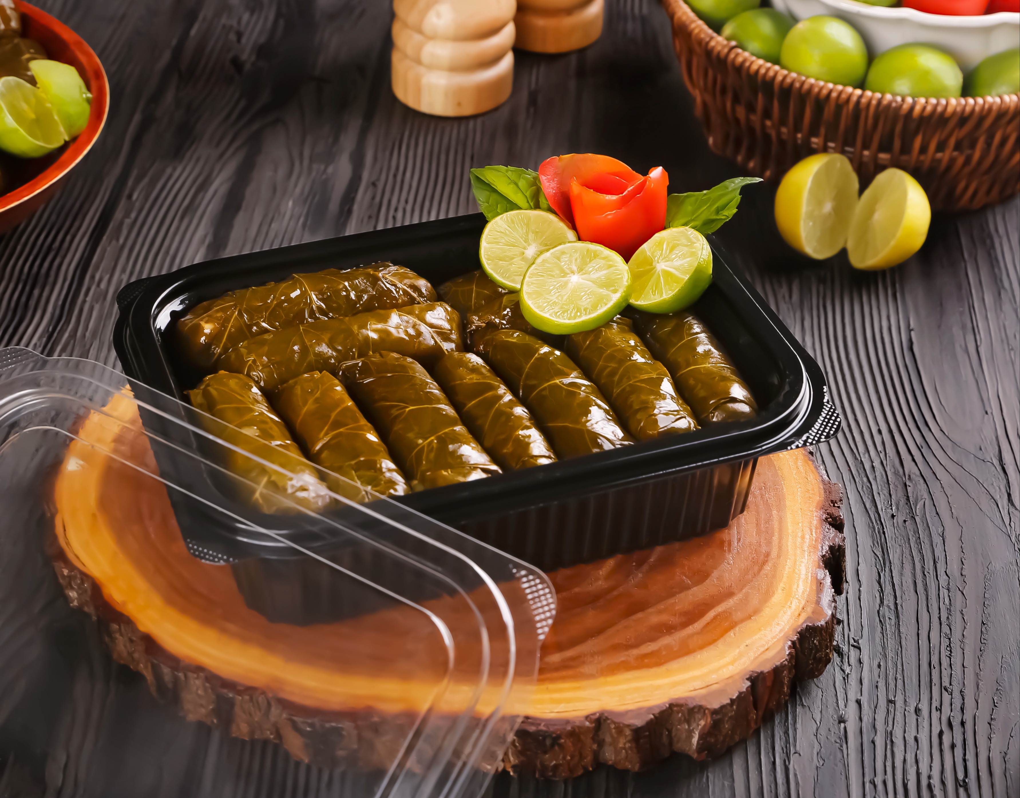 Separate lid Containers