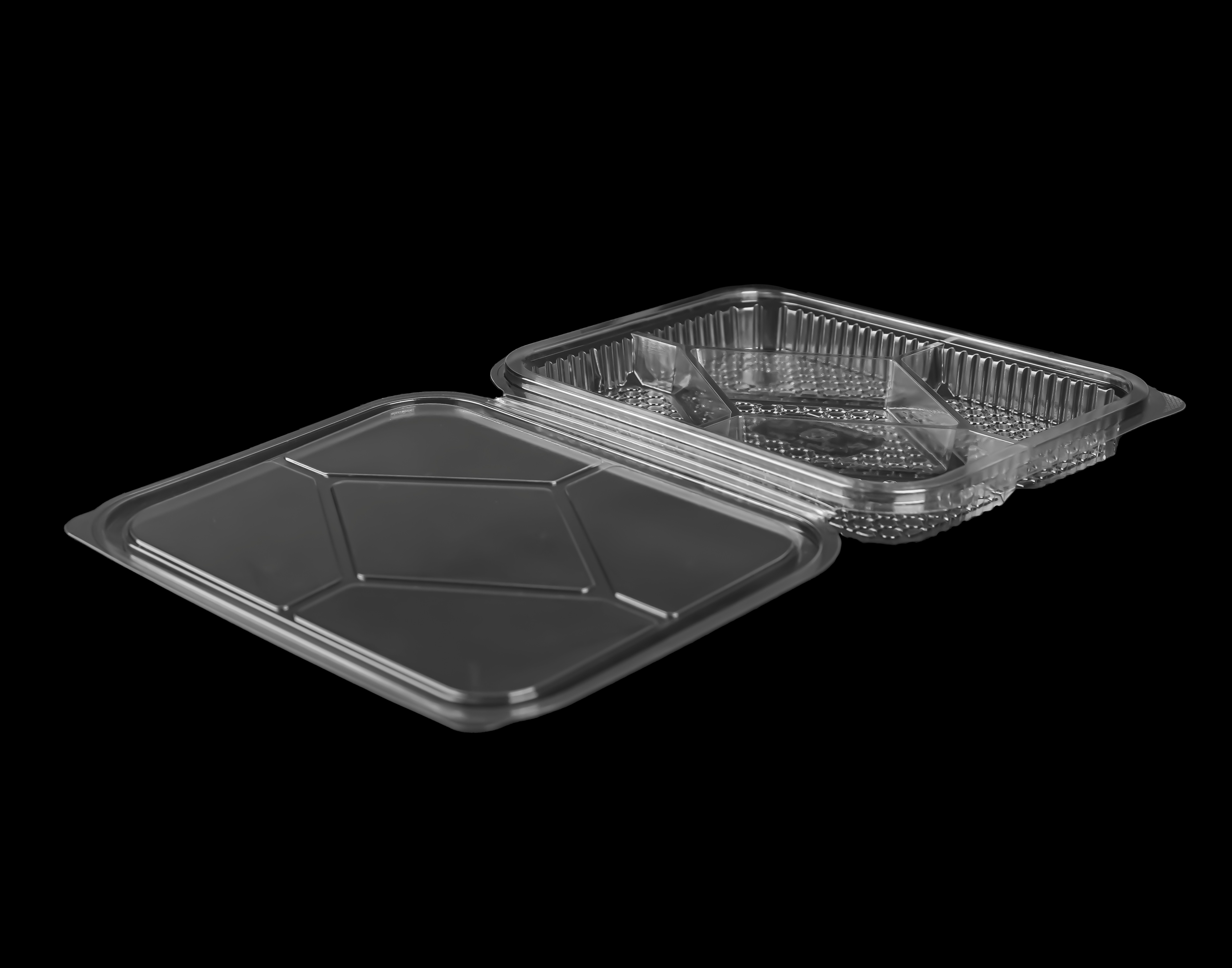 905 Compartment Hinged Lid Container