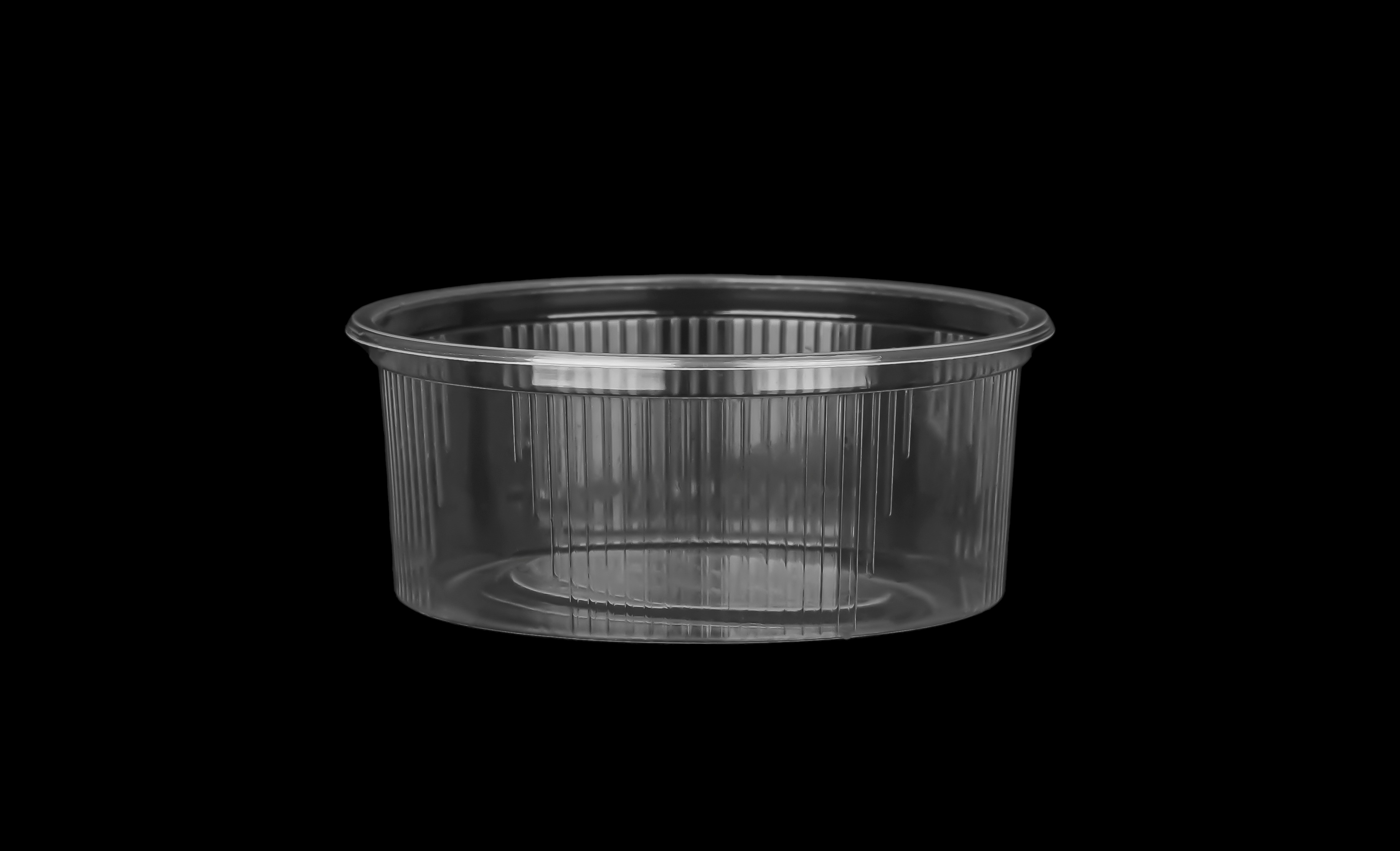 400 ml Striped Round Container