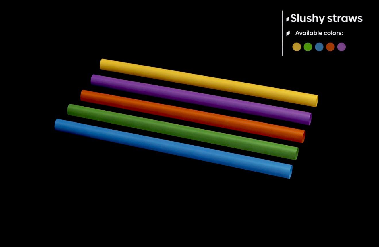 15 cm Slush Straw 
