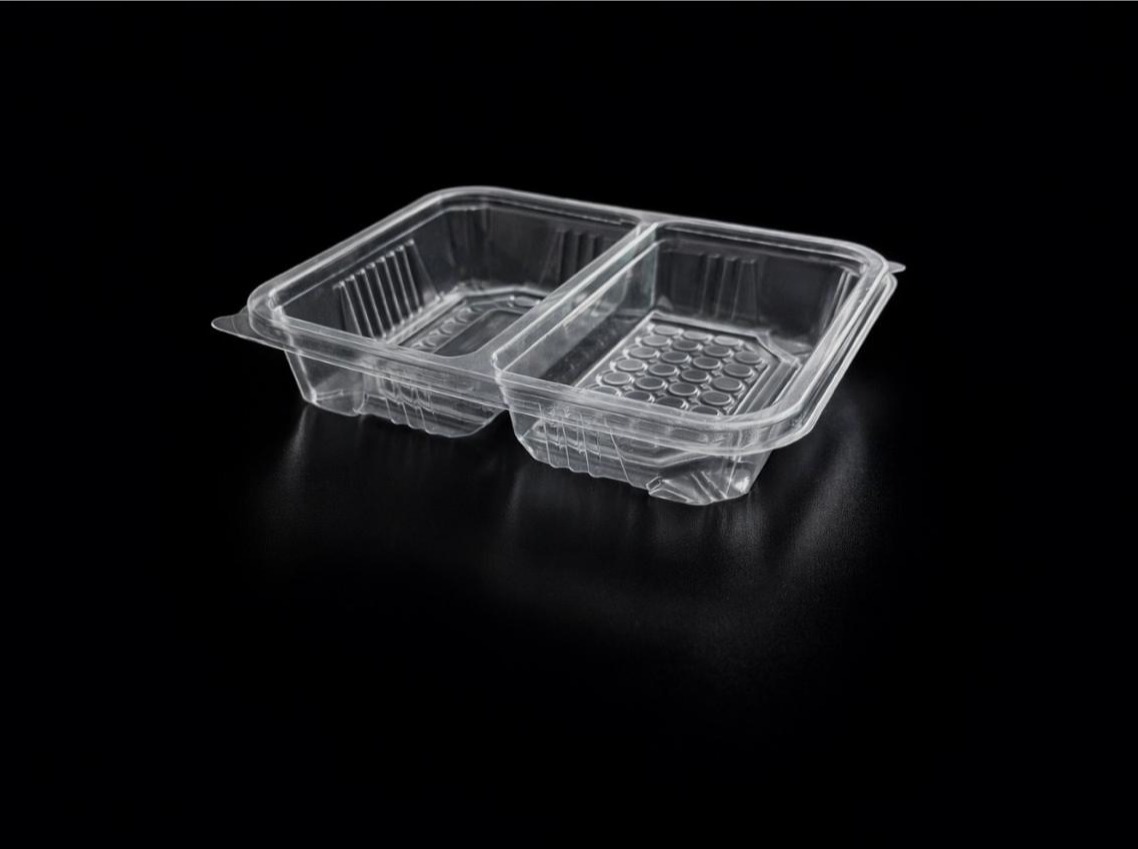 9742 Rectangular Compartment Container 