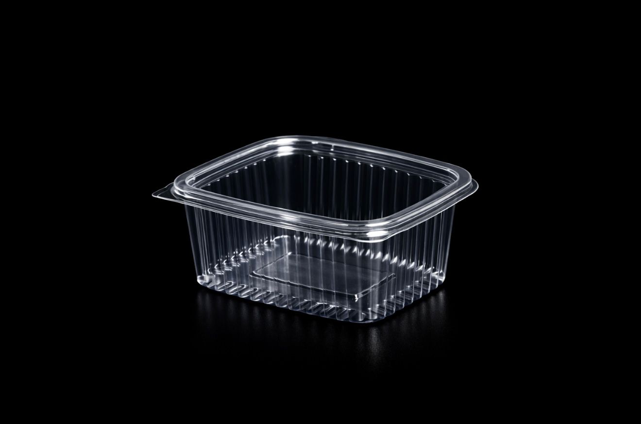 641 Hinged Lid Small Container (Flat) 