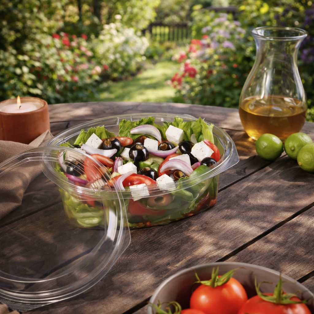 Oval Plastic Containers 